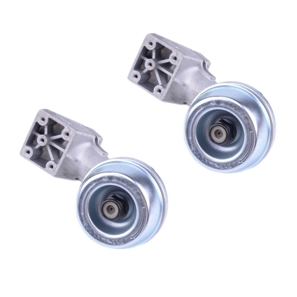 Trade-Shop Motorsensenmesser Winkelgetriebe 2x passend für Stihl FS80 FS83 FS85 FS90 FS100 FS120 (2-St), M10 x 1 Linksgewinde / 5mm Vierkantwelle / für 25,5mm Schaftrohr