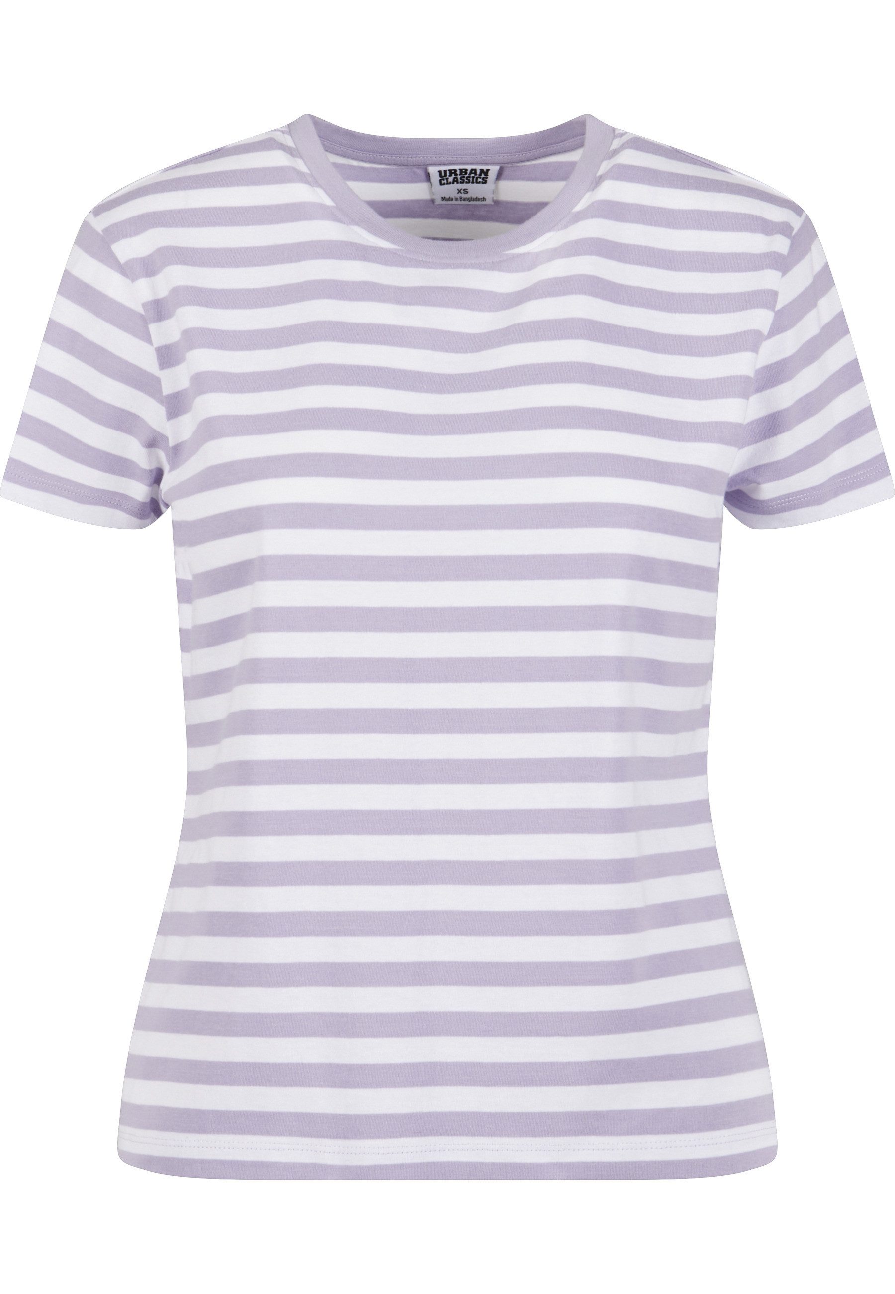 T-Shirt Urban Classics Damen Ladies Regular Striped Tee
