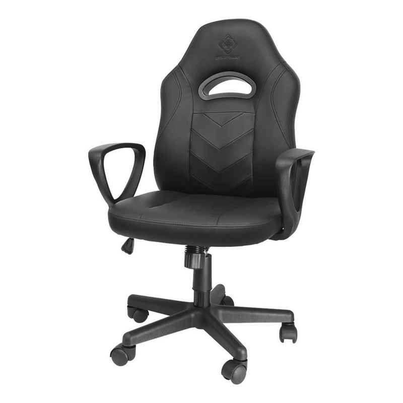DELTACO Gaming-Stuhl DC110 Gaming Stuhl schwarz extra klein (kein Set), selbst nach langem Sitzen bequem inkl. 5 Jahre Herstellergarantie
