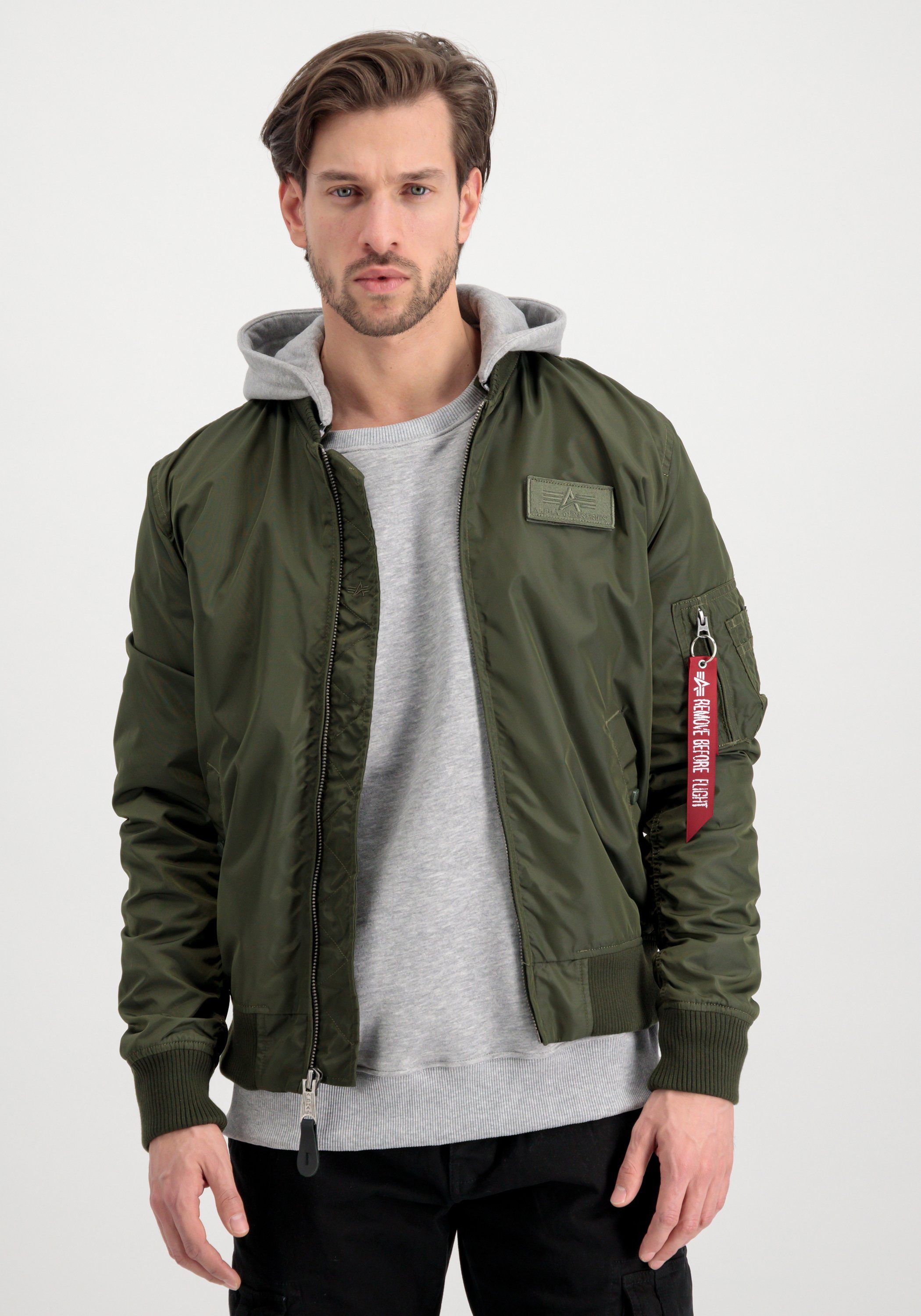 Alpha Industries Bomberjacke MA-1 TT Hood Light günstig online kaufen