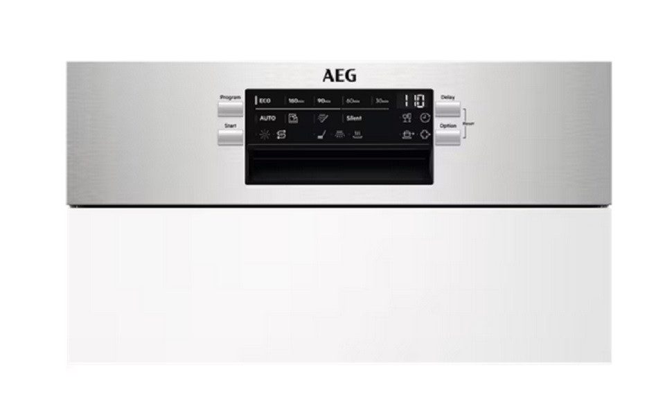 AEG teilintegrierbarer Geschirrspüler keine Angaben FEE73407ZM_911064029, 9.9 l, 9 Maßgedecke, Touch Bedienung, Abschaltautomatik, Hocheinbau möglich
