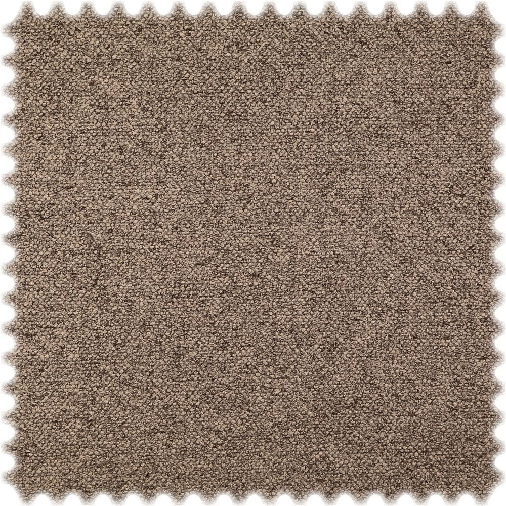 Heiro Stoff Flachgewebe Bouclé Möbelstoff Loft Taupe, Polsterstoff Meterware - Breite:138 cm