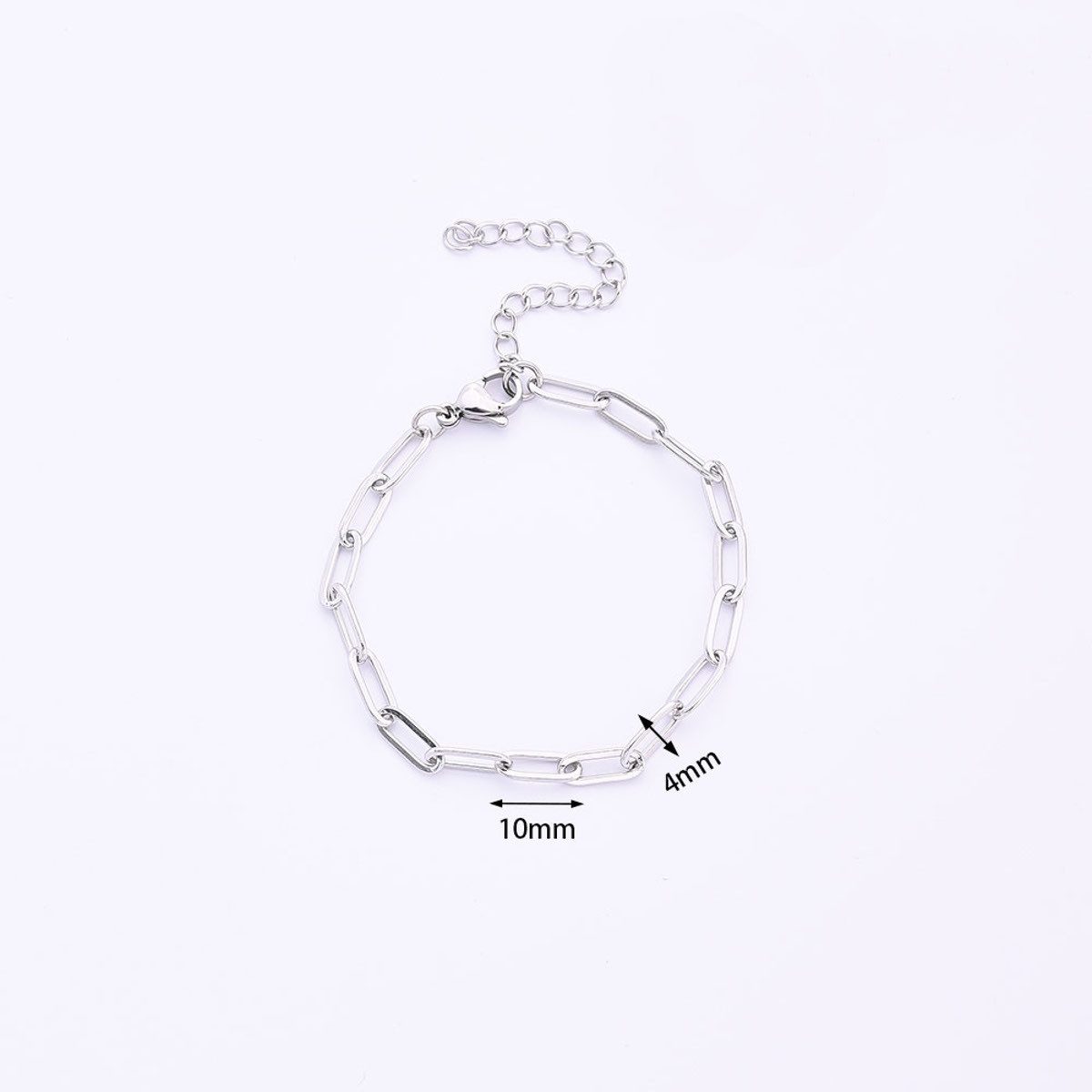 KARMA Edelstahlarmband Silber oder Gold Gliederarmband Damen Damenarmband M günstig online kaufen