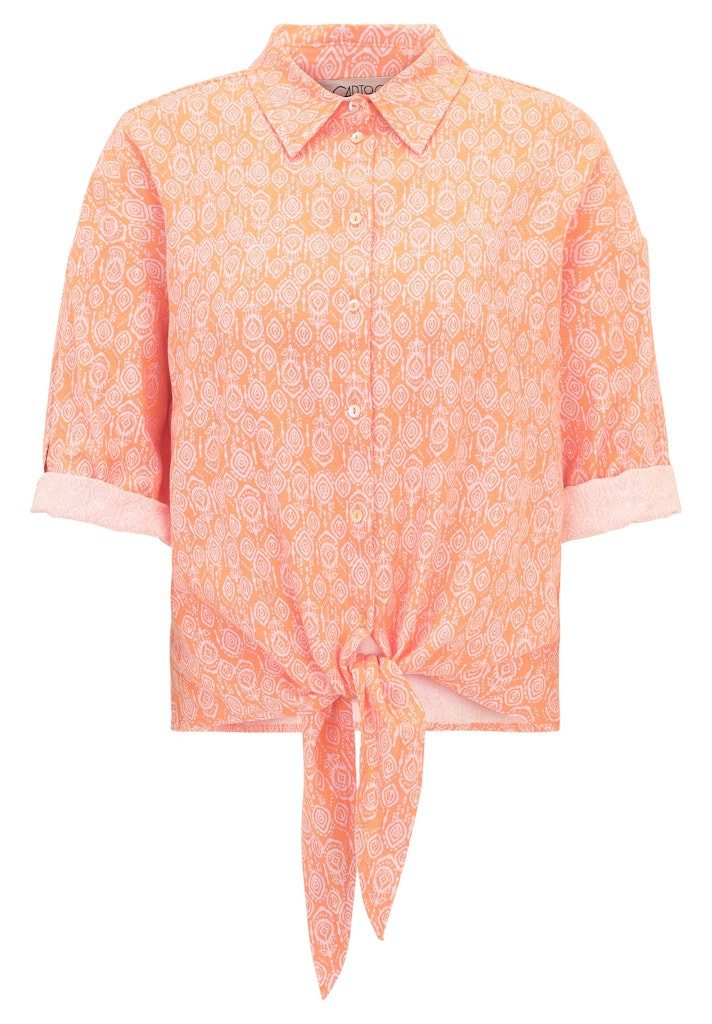 Blusenponcho CARTOON / Da. Bluse / Bluse Kurz 3/4 Arm