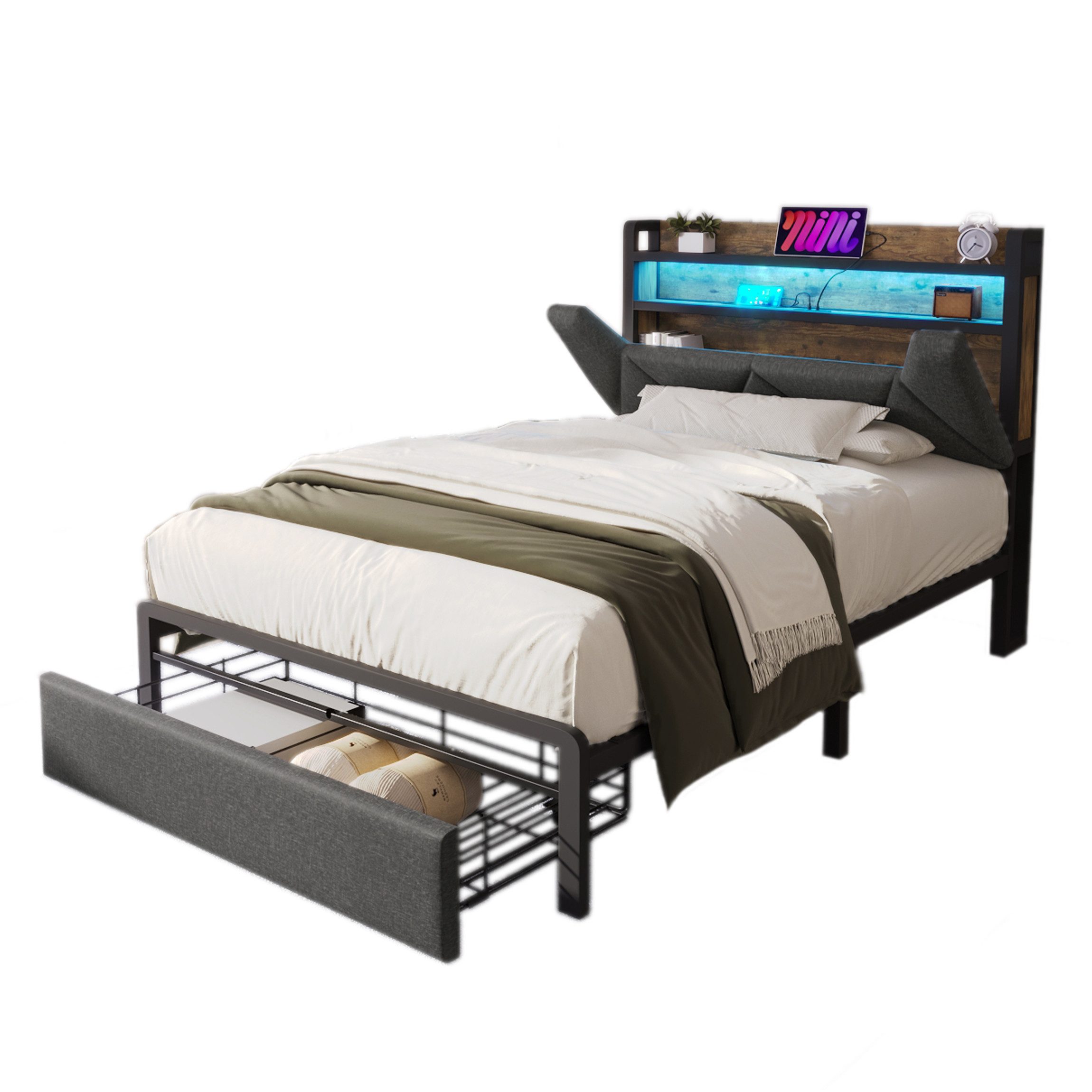 Polsterbett Metallbett Doppelbett