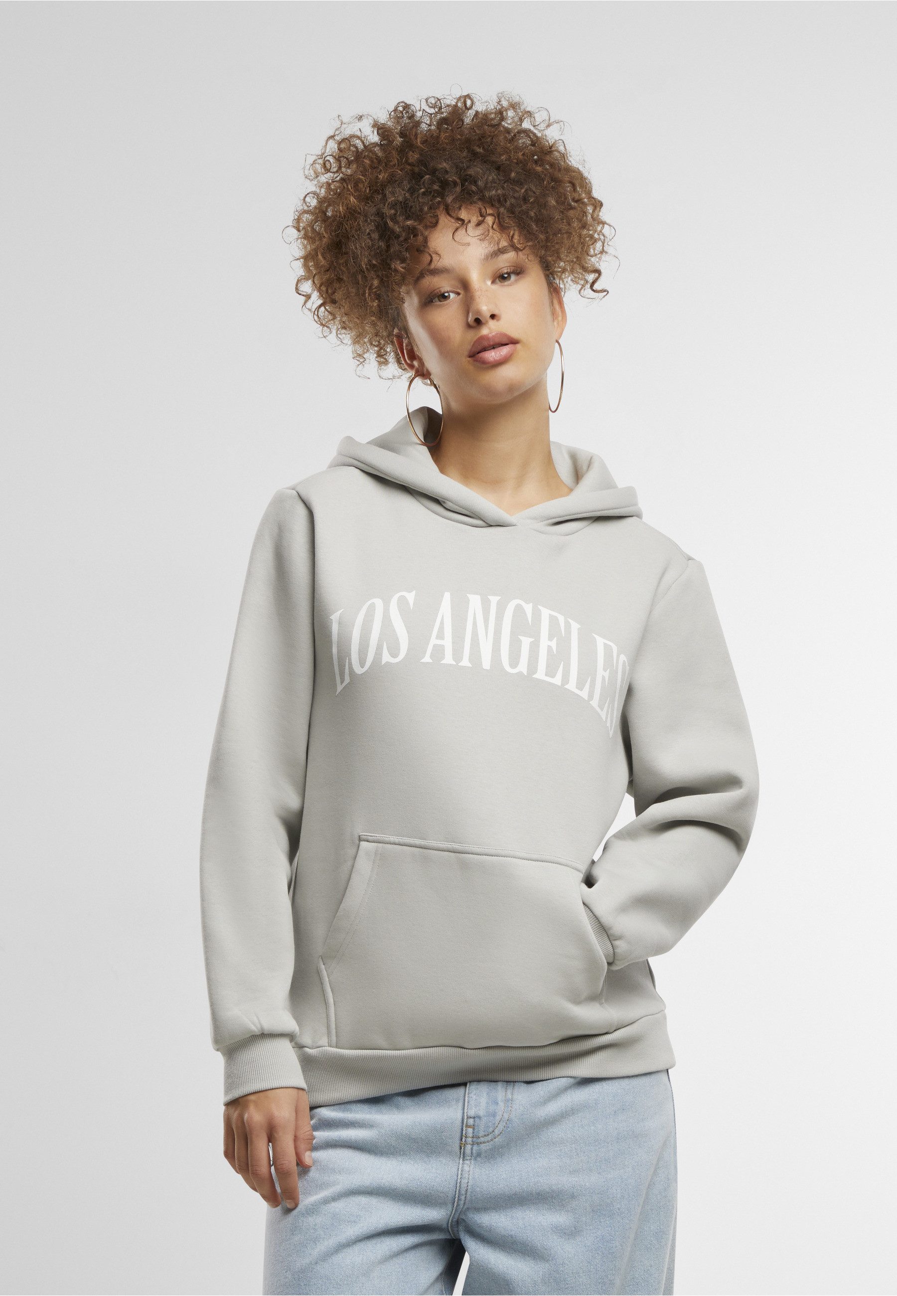 Miss Tee Kapuzensweatshirt Miss Tee Los Angeles Ladies Fluffy Hoody