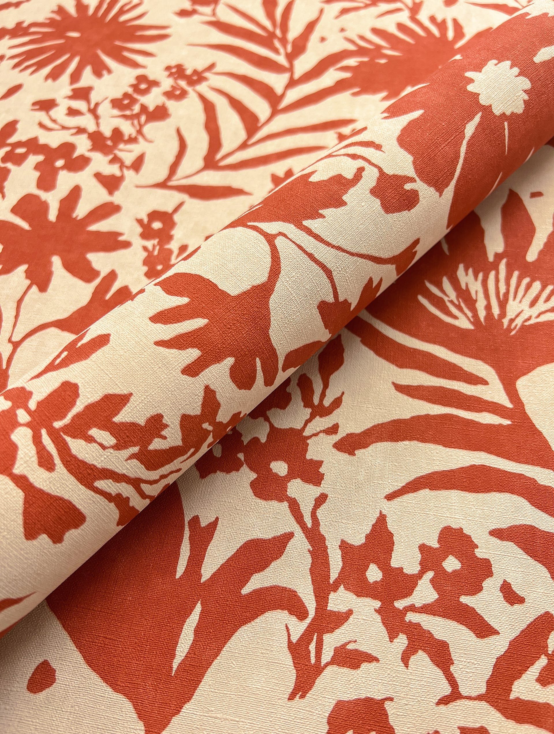 Newroom Vliestapete, Rot Tapete Floral Blumen günstig online kaufen