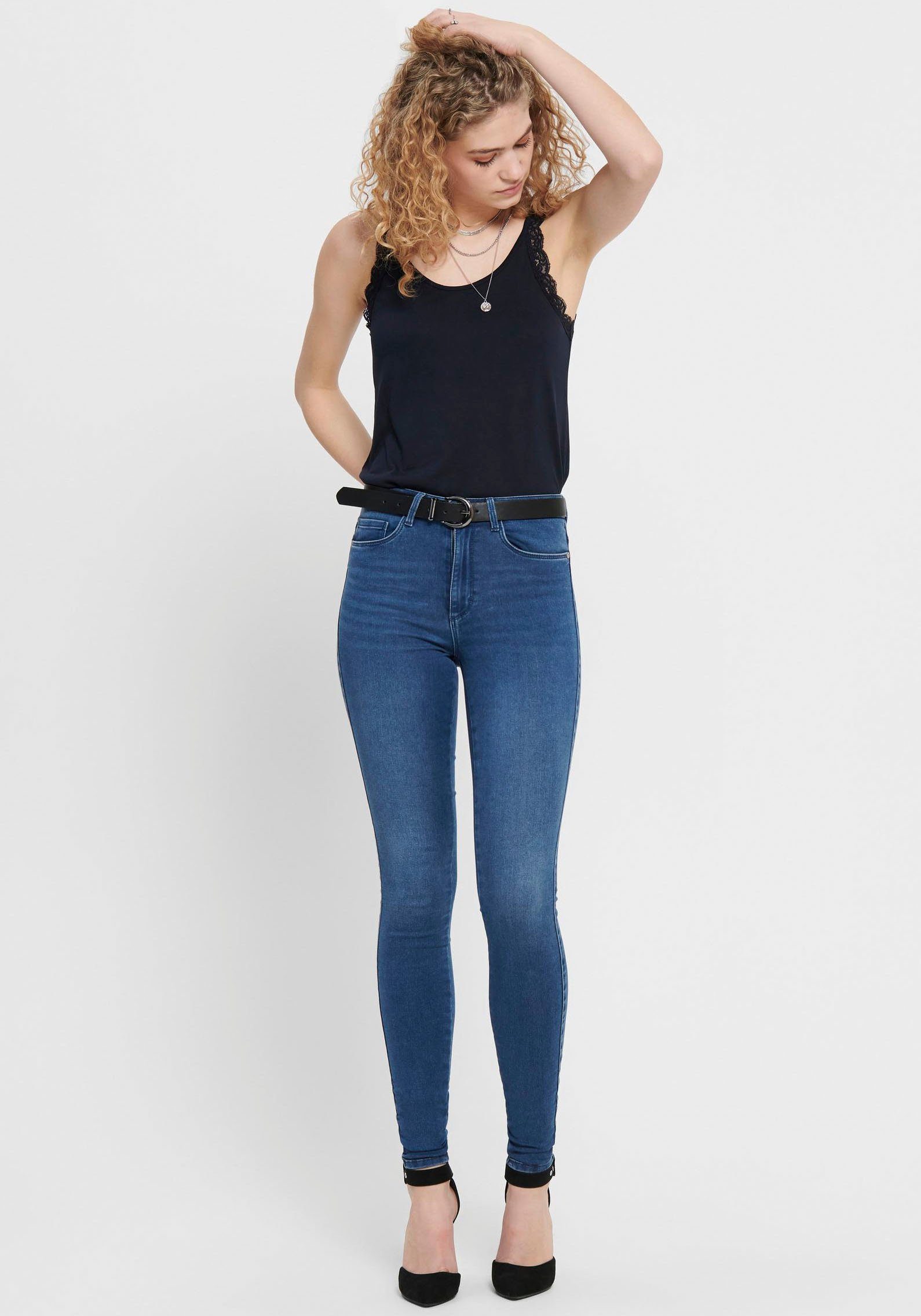 Damen Jeans Only Skinny-fit-Jeans ONLROYAL LIFE HIGH SKINNY