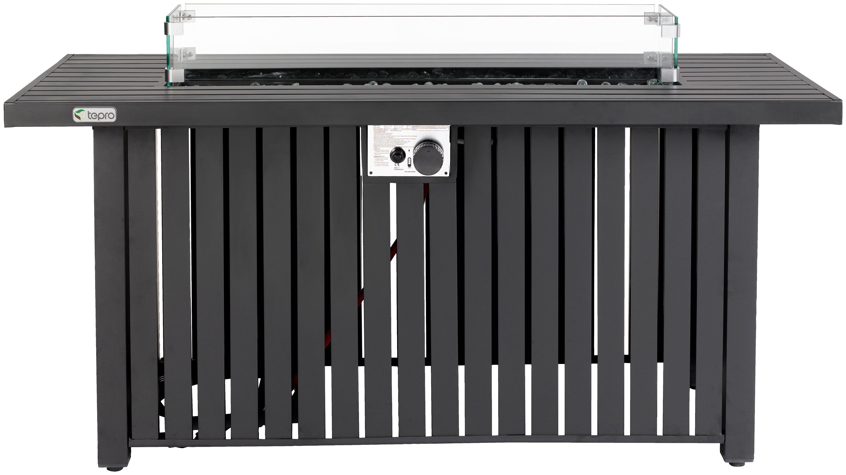 Tepro Feuerstelle Topeka XL, Gasbetrieben, BxLxH: 137x56x63 cm