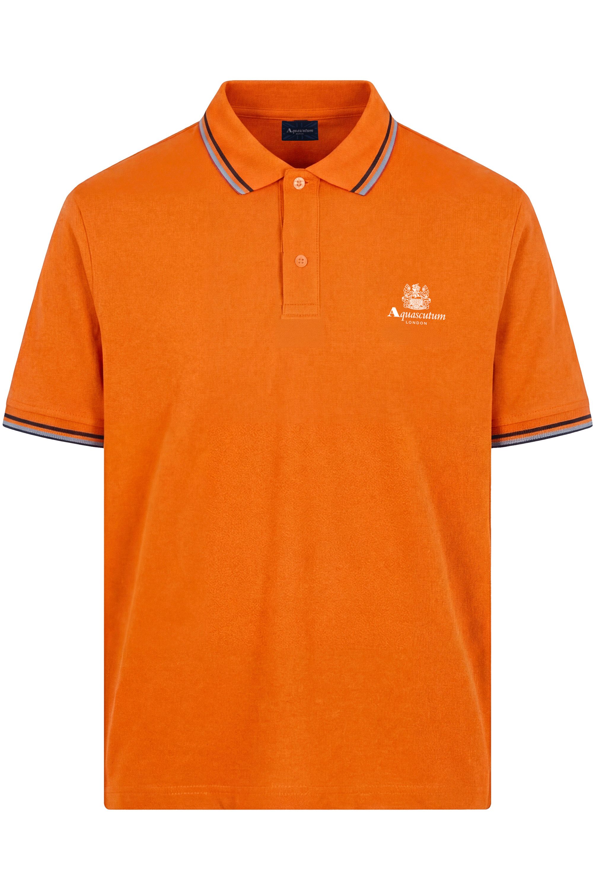 Aquascutum Active Poloshirt ACTIVE COTTON POLO Herren Poloshirt Herren, leichtes Kurzarmshirt, Polohemd, Outdoor, Sale