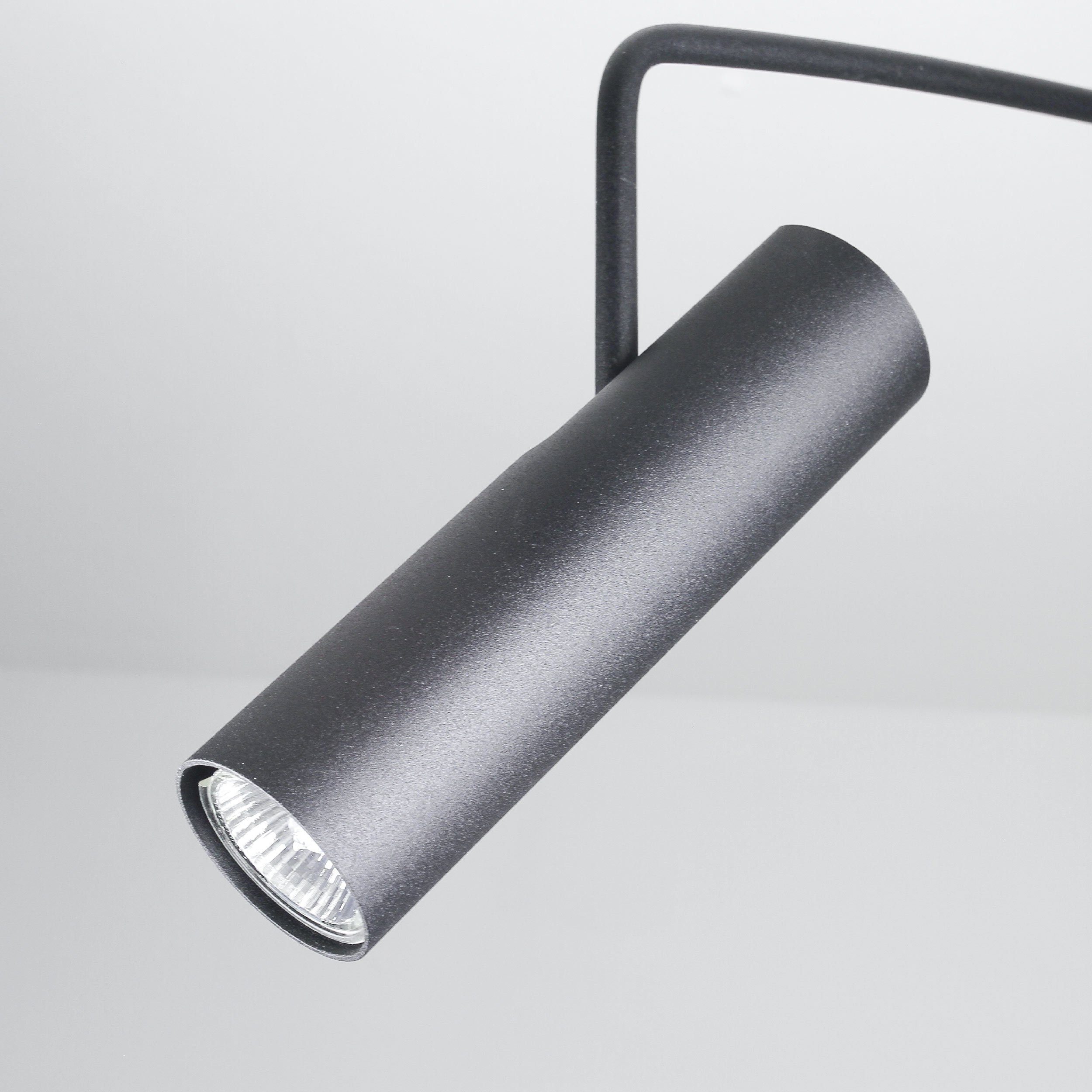 Licht-Erlebnisse Deckenstrahler EYE, ohne Leuchtmittel, Schwarze schwenkbar Deckenlampe Metall Lampe Flur Schlafzimmer modern