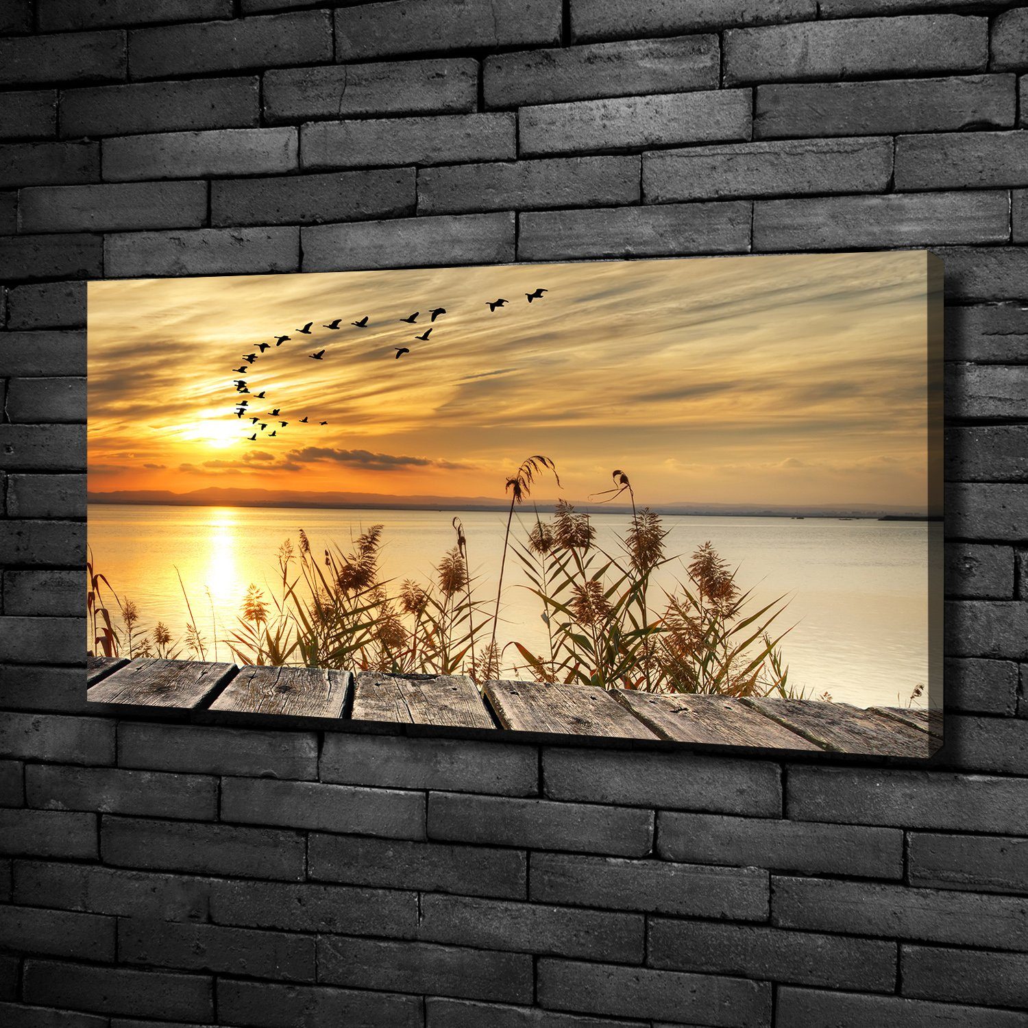 Tulup Leinwandbild XXL Wandbilder Leinwandbilder Bilder Canvas Bild 100 cm günstig online kaufen