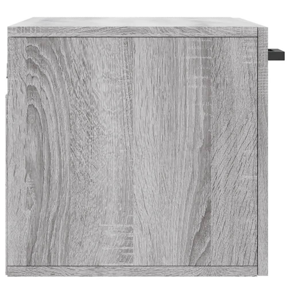 Grau 60x36,5x35 vidaXL Holzwerkstoff (1-St) Wandschrank Fächerschrank cm Sonoma