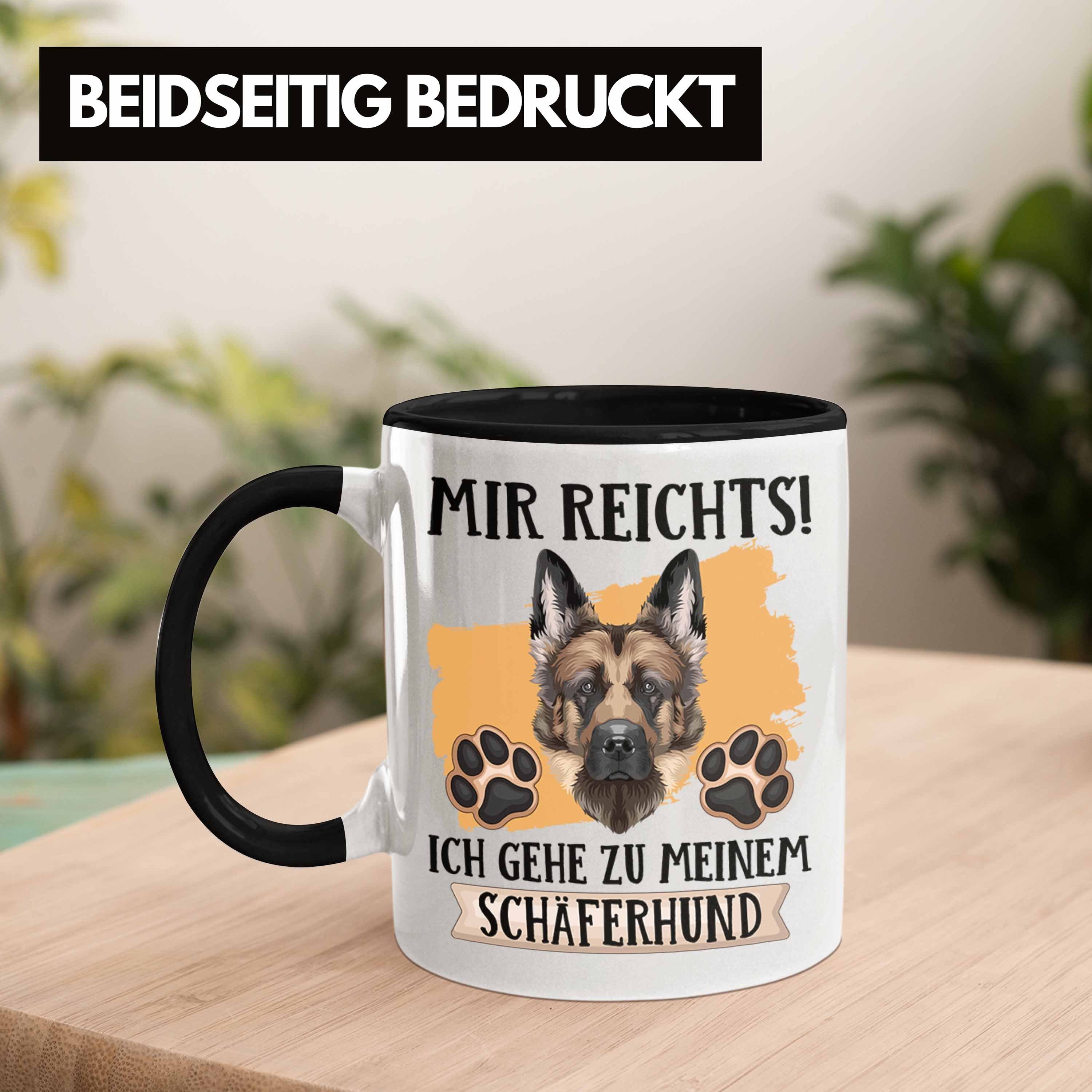 Tasse Spruch Schäferhund Besitzer Lustiger Schwarz Mir Geschenkidee Tasse R Trendation Geschenk
