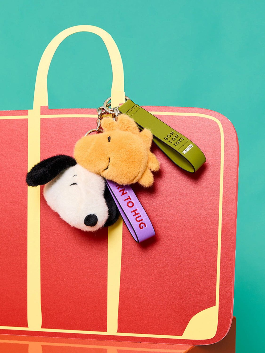 Bon Ton Toys Taschenanhänger Bon Ton Toys x Peanuts – Snoopy Fuzzy Bag Charm 8 cm