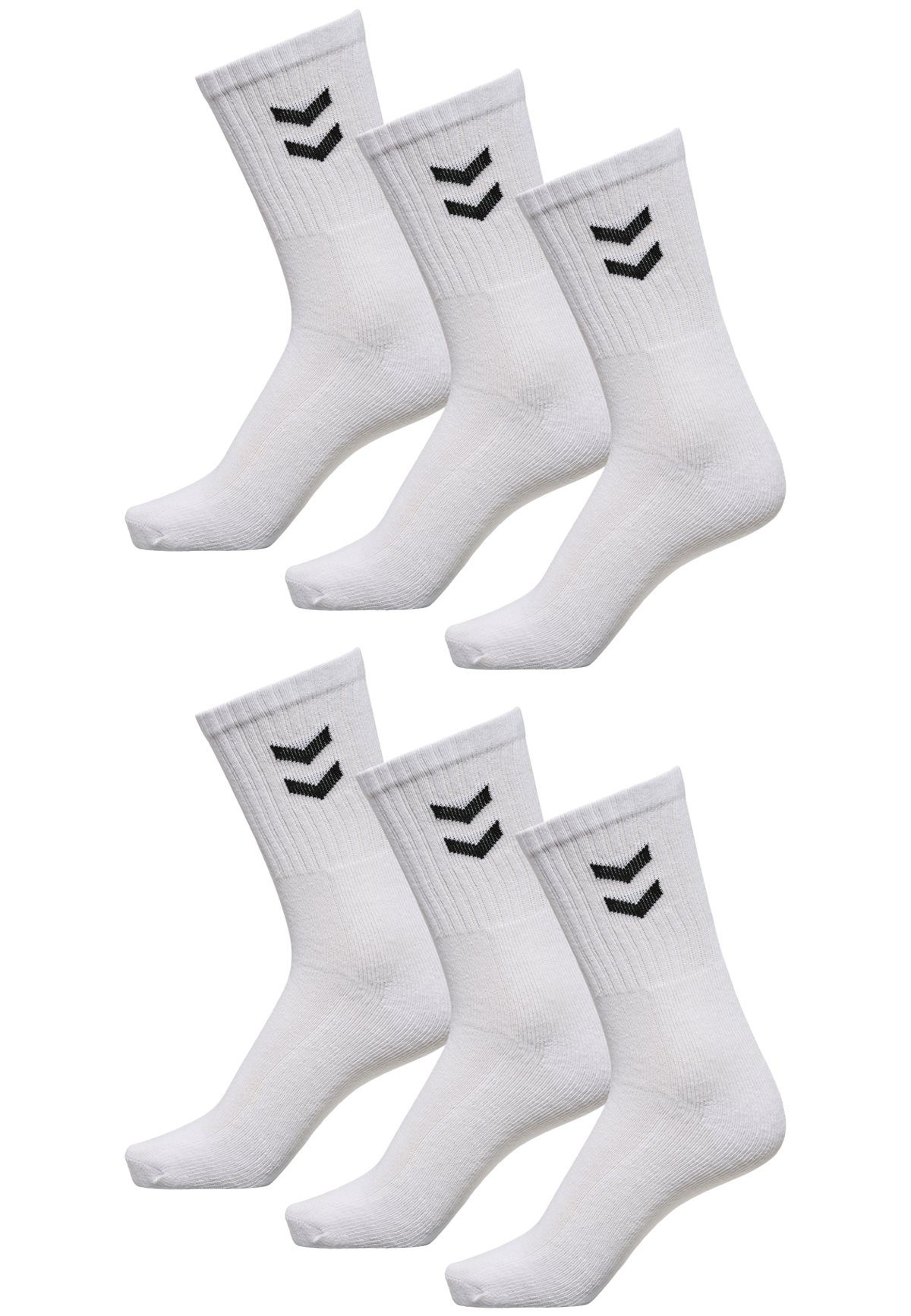hummel Socken 6-er Set Sport Freizeit Basic Socken mit Logo (6-Paar, sportl günstig online kaufen