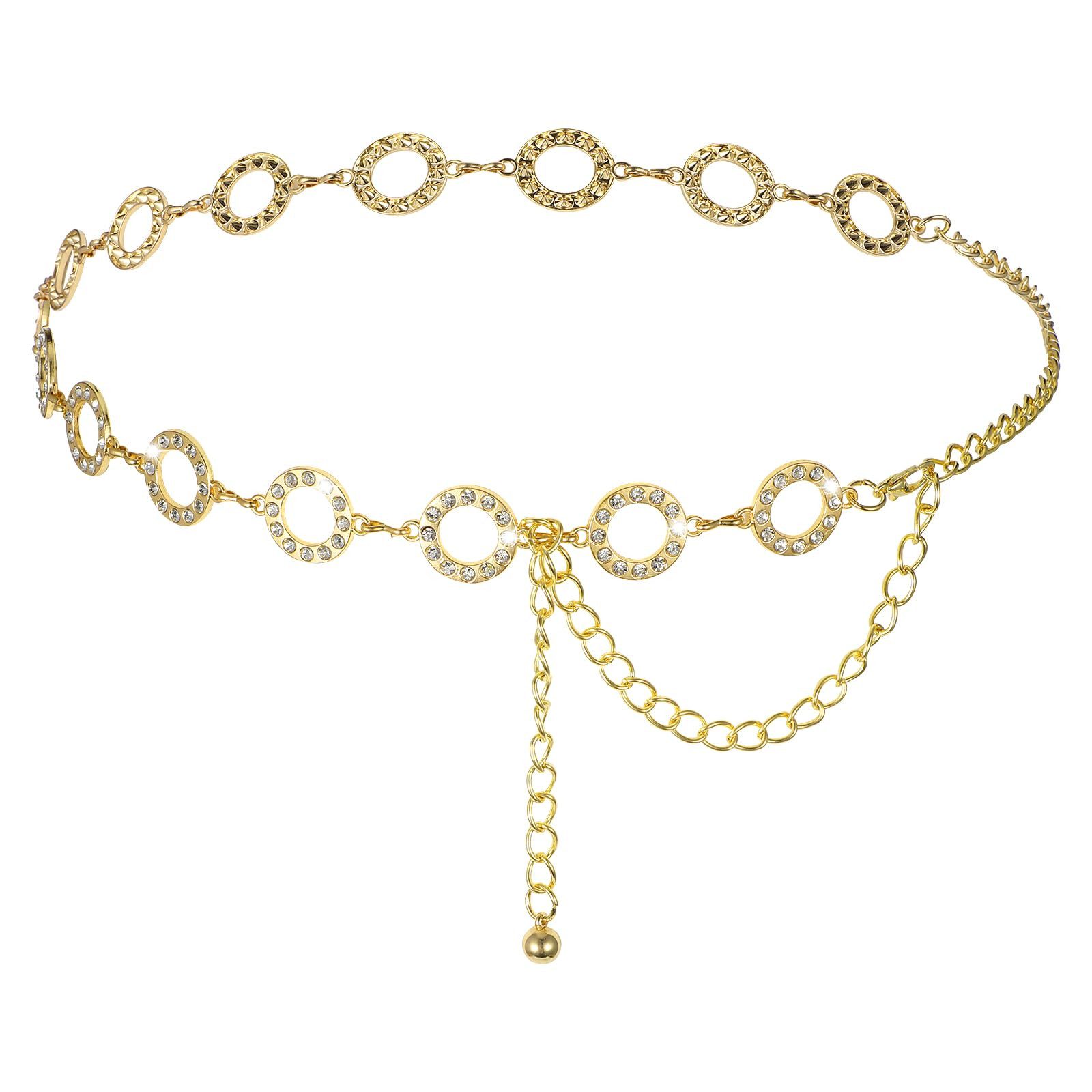 RWEUOQ Kettengürtel Taillenkette Kettengürtel,mit kleinen runden günstig online kaufen