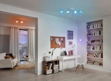 EGLO LED Deckenspot Palombare-c, Leuchtmittel inklusive, Smart Home Deckenlampe, Spot, RGB, Weiß, Deckenspot, dimmbar