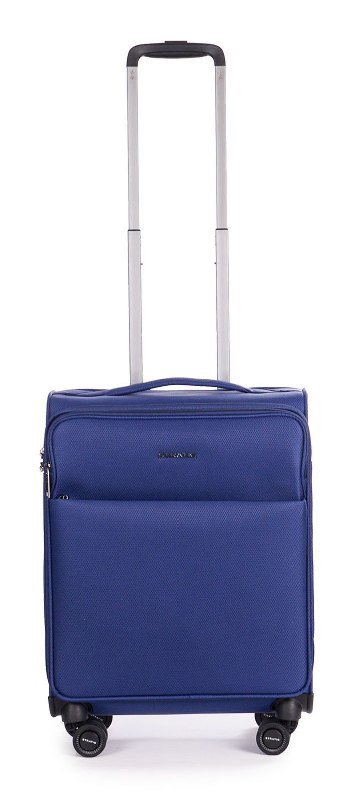 Weichgepäck-Trolley Stratic Light+, 4 Dark Rollen Blue