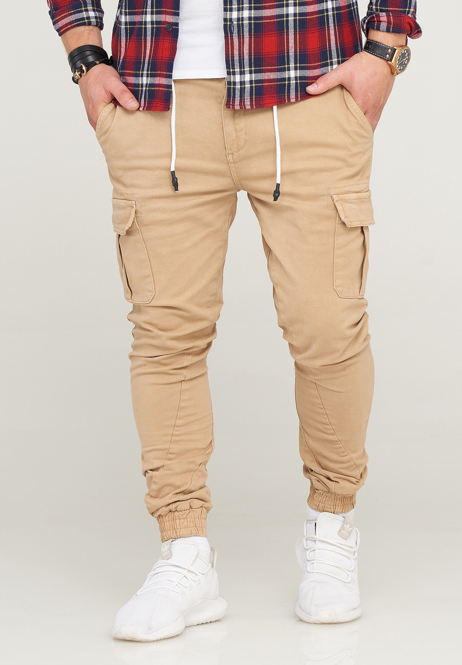 SOULSTAR Cargohose MPVEGAS Jogger-Hose mit elastischem Bund