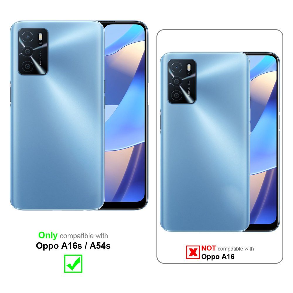 Cadorabo Handyhülle für Oppo A16s / A54s Hülle Oppo A16s / A54s, Flexible Hülle TPU Silikon Schutzhülle Back Cover Case