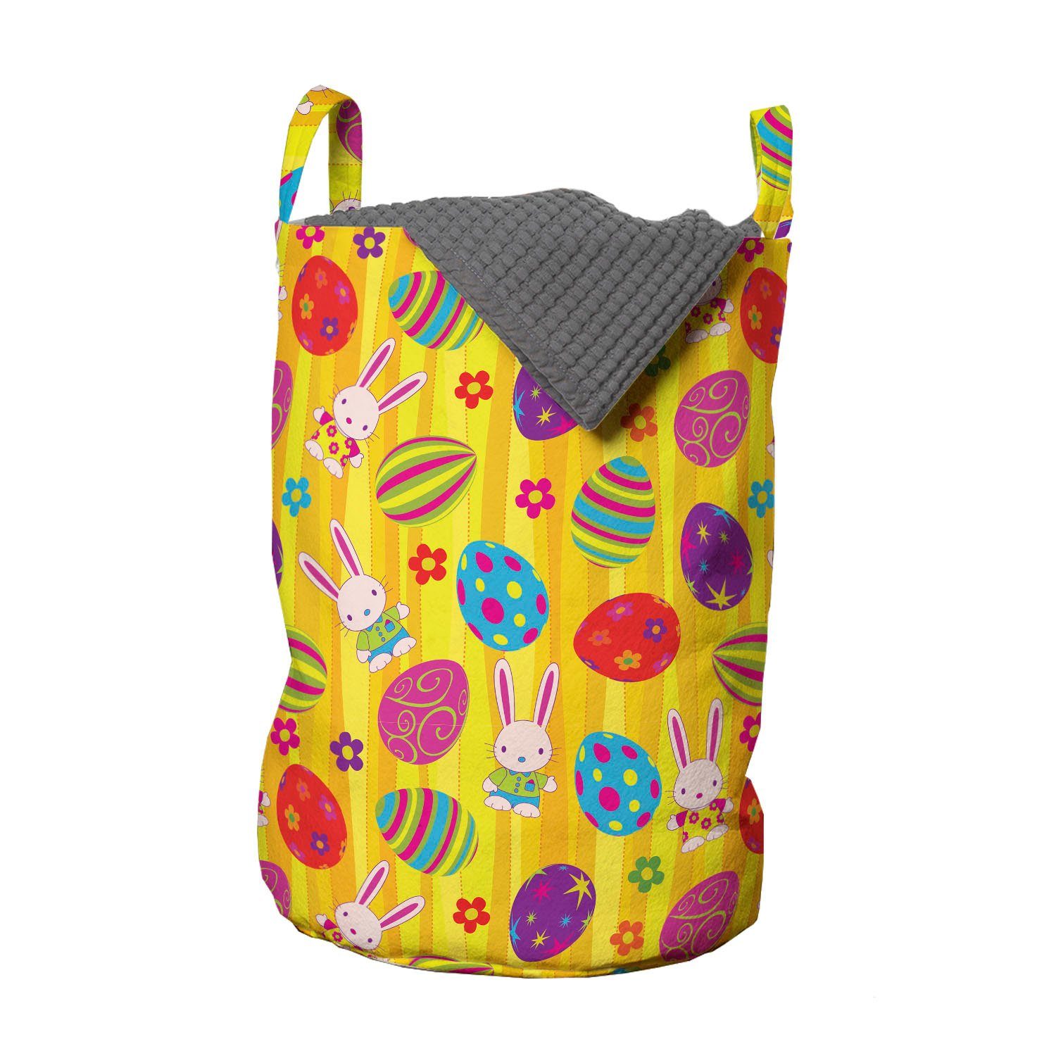 Abakuhaus Wäschesäckchen Wäschekorb mit Griffen Kordelzugverschluss für ...