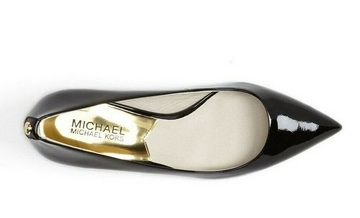 MICHAEL KORS Michael Kors K-Flex Patent MID Pump Kitten Pumps Med Heels Stilettos S Pumps