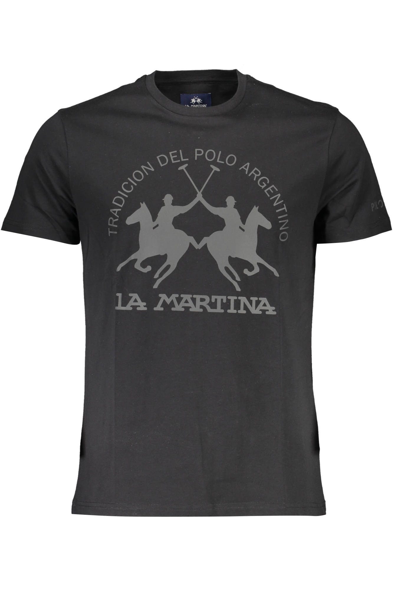 La Martina T-Shirt Elegantes Schwarzes T-Shirt günstig online kaufen