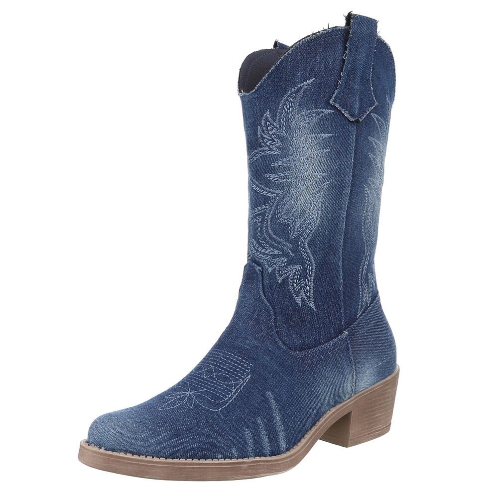 Ital-Design Feminine Cowboystiefel für jeden Anlass Westernstiefel (8937632 günstig online kaufen