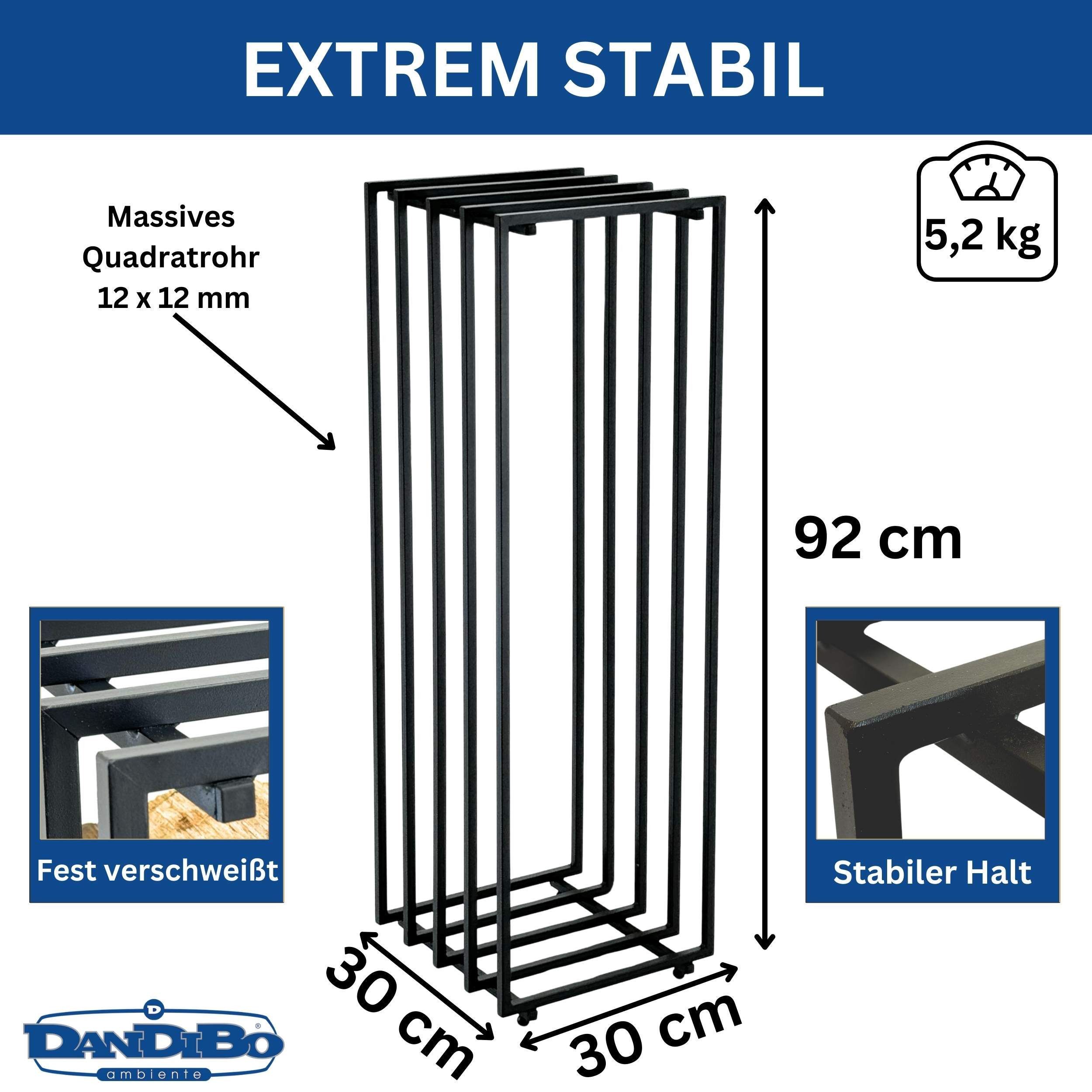 DanDiBo Kaminholzregal Kaminholzständer 96609 Kaminholzhalter, Kaminholzhal günstig online kaufen