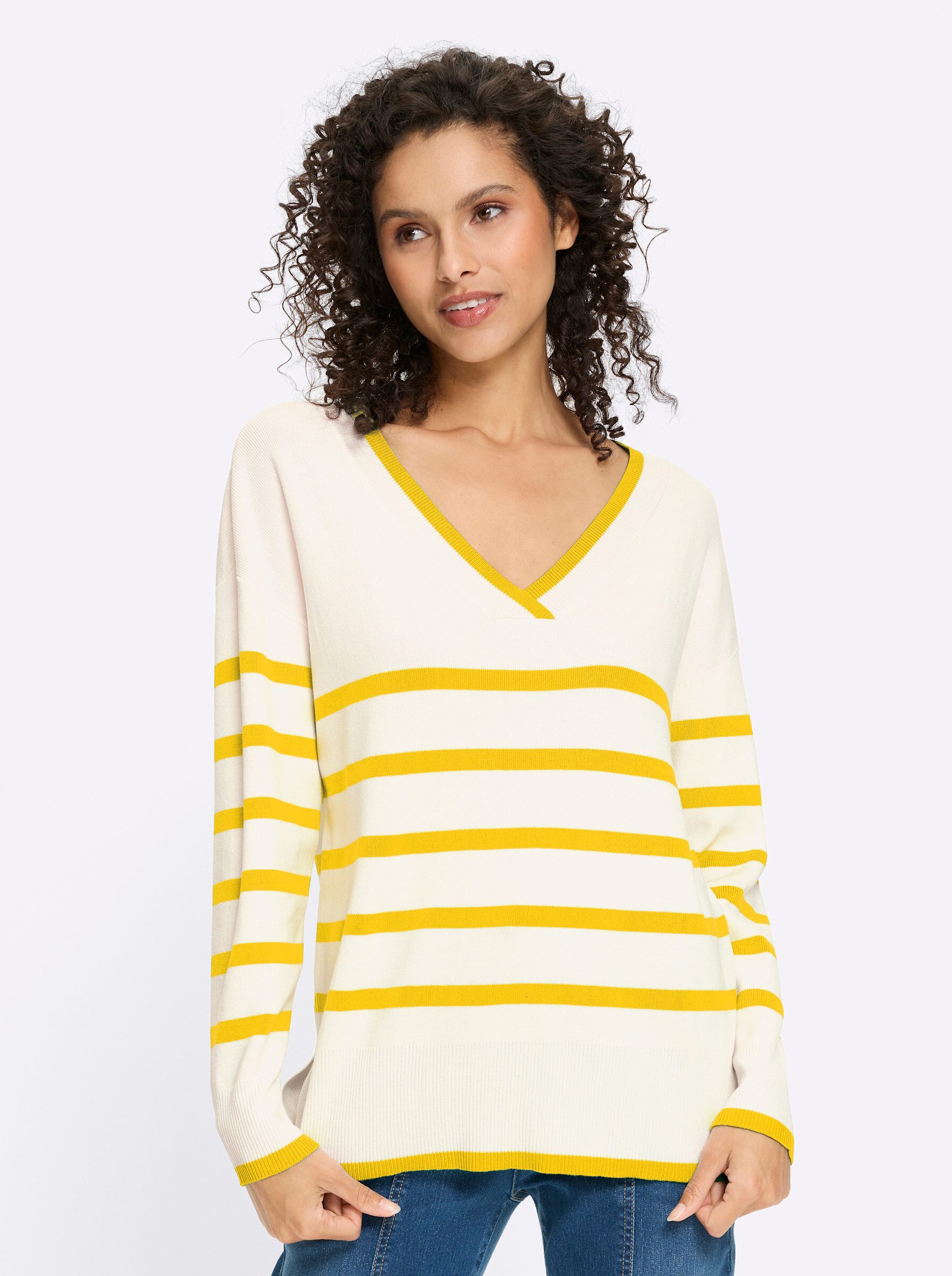 heine Strickpullover Pullover Langarm Feinstrick