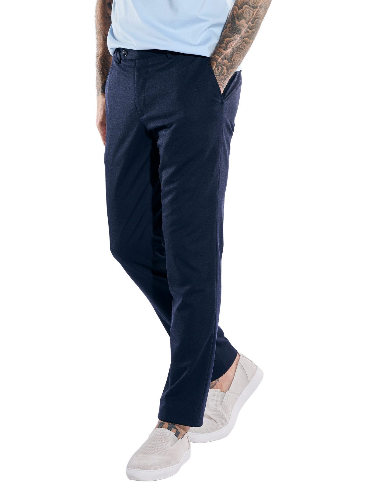 emilio adani Anzughose Herren Anzughose slim fit, Saphirblau günstig online kaufen