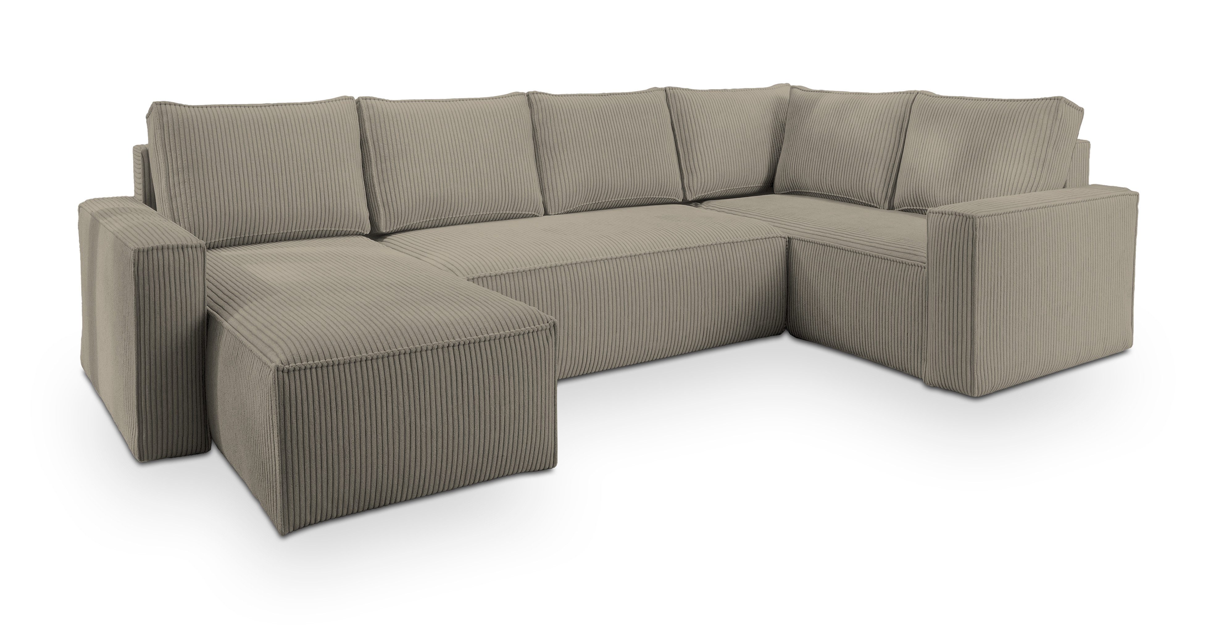 Masseno Ecksofa NORENA mit Schlaffunktion U-Form, günstig online kaufen
