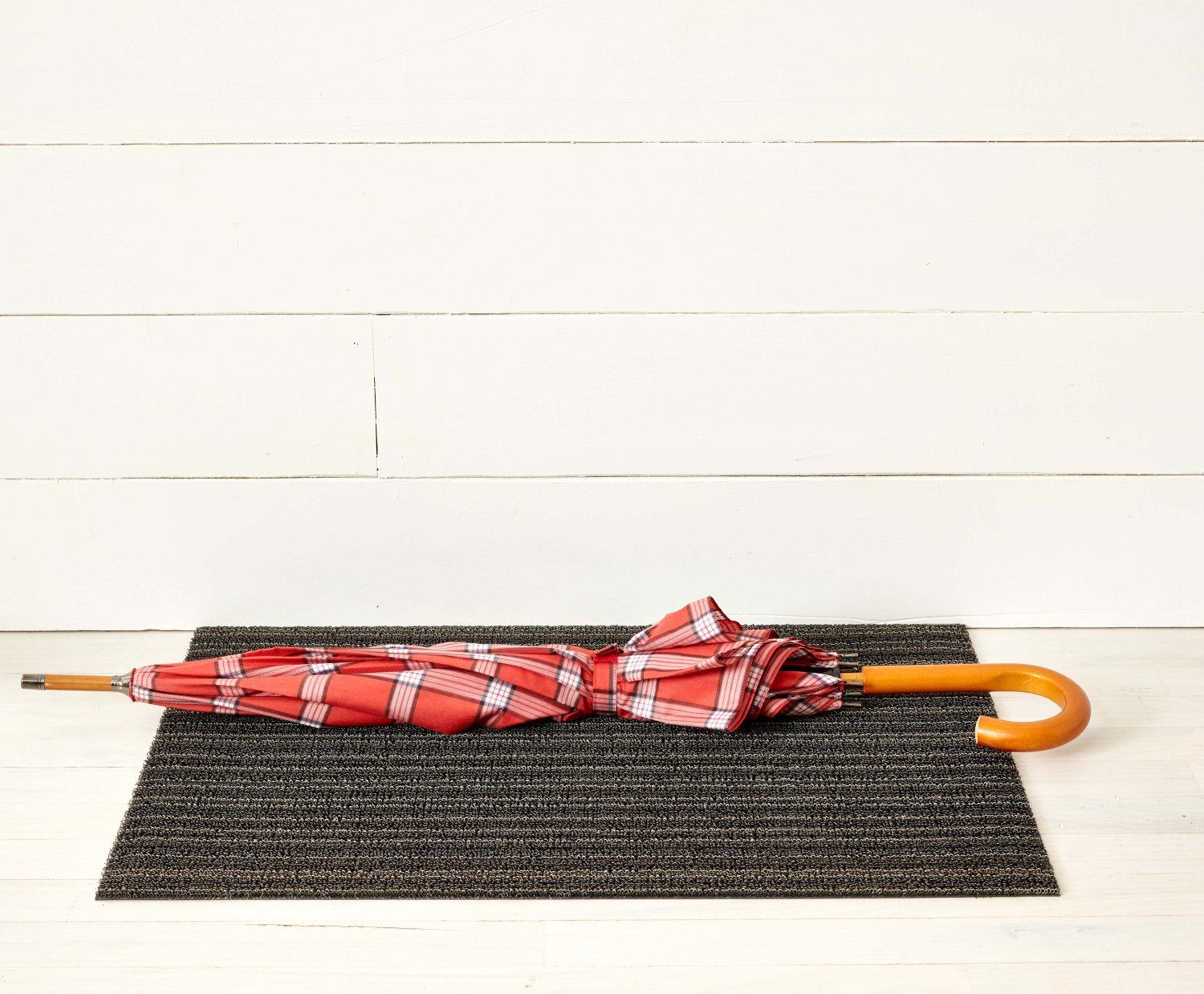 Chilewich Fußmatte Skinny Stripe Steel 46 x 71 cm, rechteckig