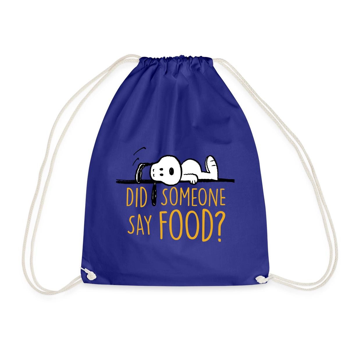 Turnbeutel Peanuts Snoopy Ich Hab Hunger Lustiger Spruch Turnbeutel
