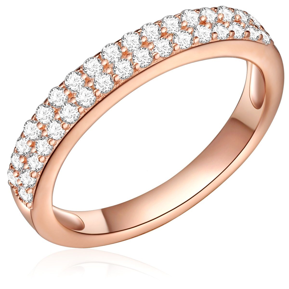 Rafaela Donata Silberring roségold, mit funkelnden günstig online kaufen