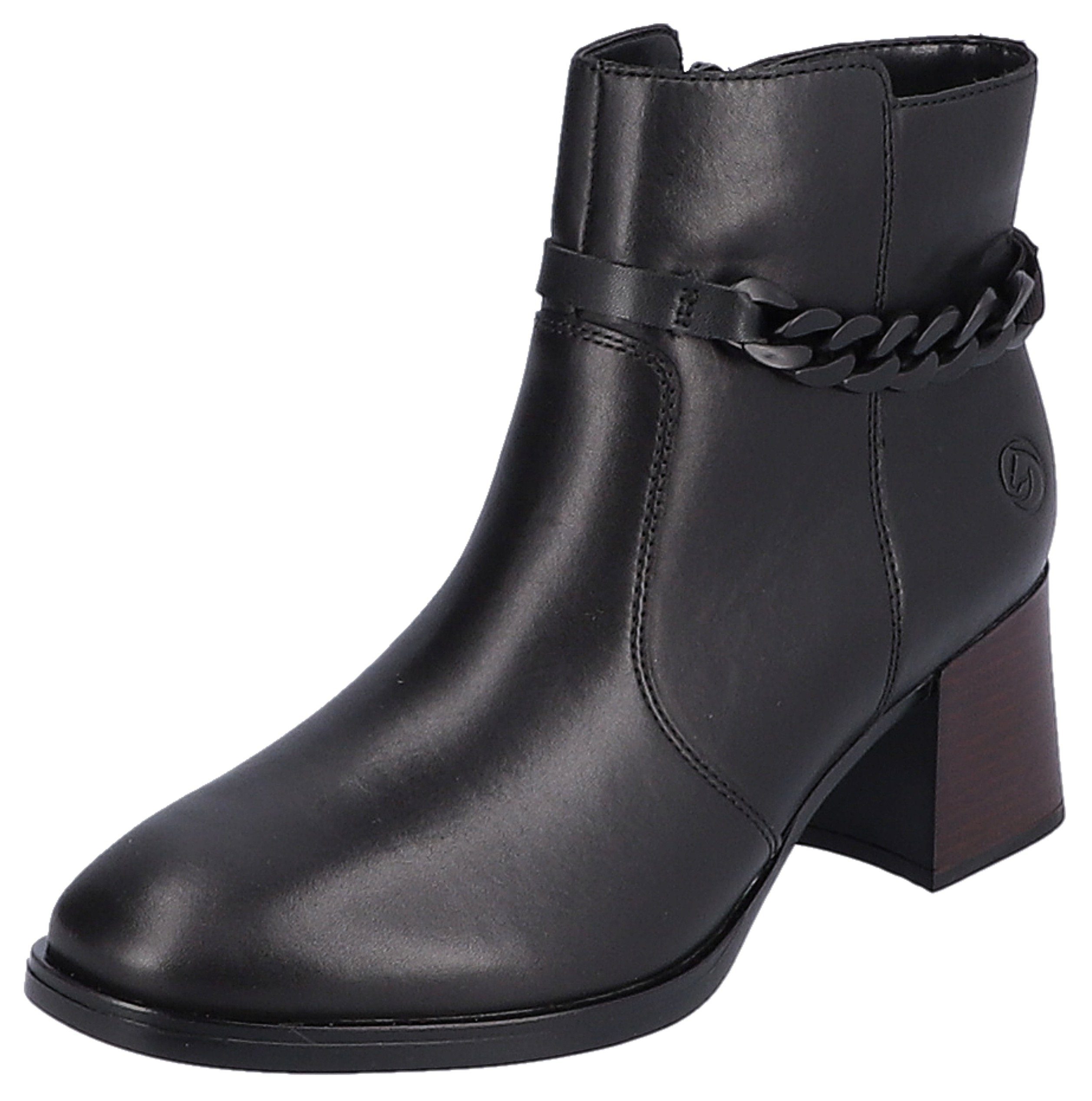 Remonte Stiefelette mit modischer Zierkette schwarz | Stiefeletten