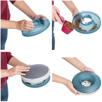 TRIXIE Antischlingnapf Slow Feed Napf Rocking Bowl - Anti Schling Napf, Kunststoff