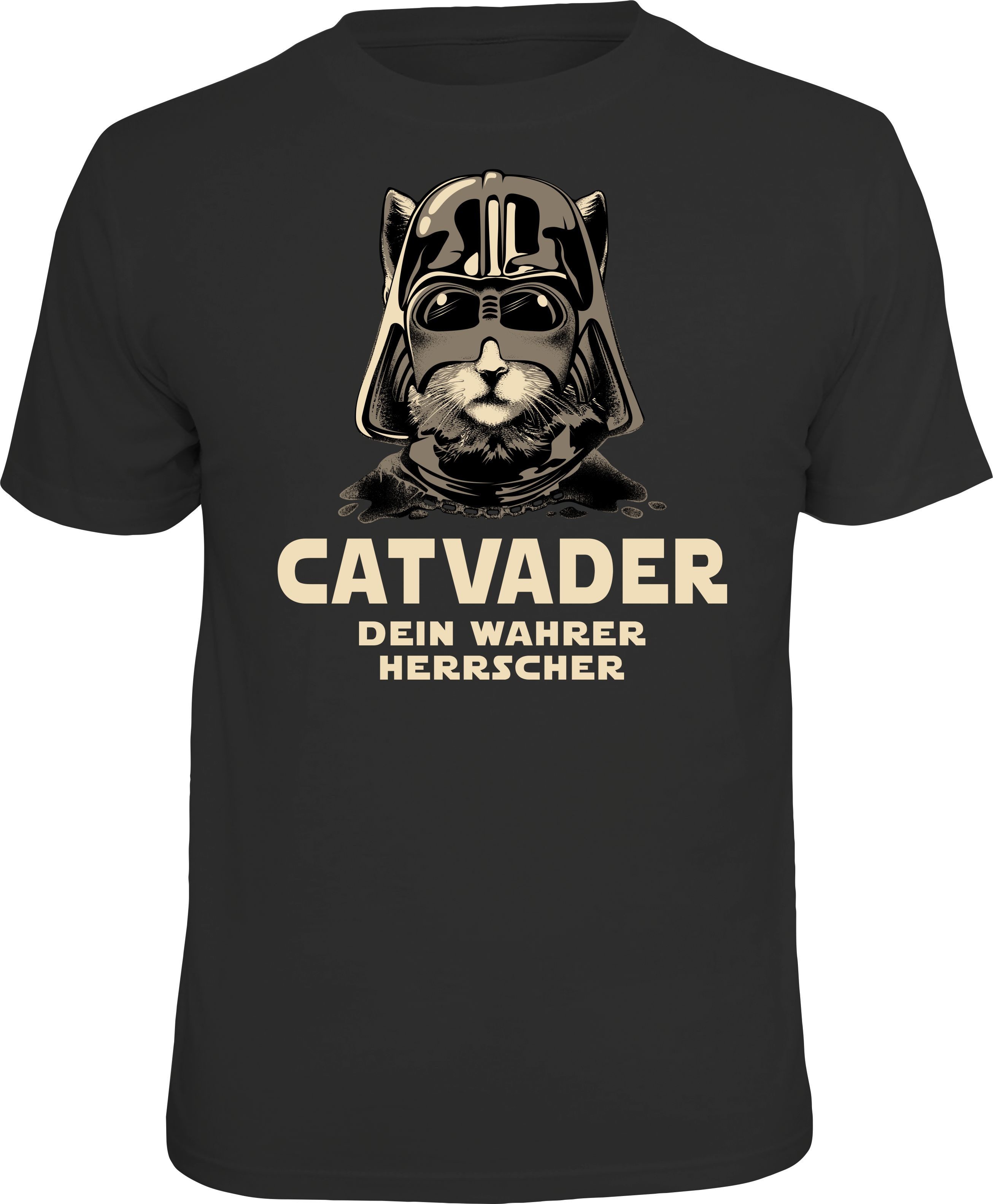 T-Shirt Catvader - dein wahrer Herrscher für Katzenfreunde und Star Wars Fans