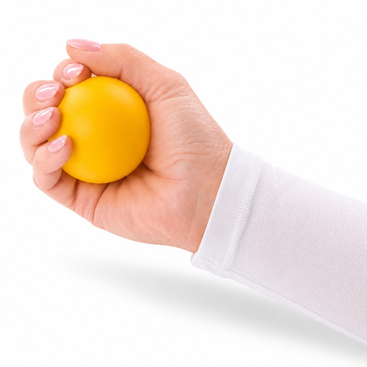 TheraBand Gymnastikball Thera-Band Handtrainer Extra Weich Gelb – Finger & Handtraining, Robust, Effizient, leicht zu handhaben