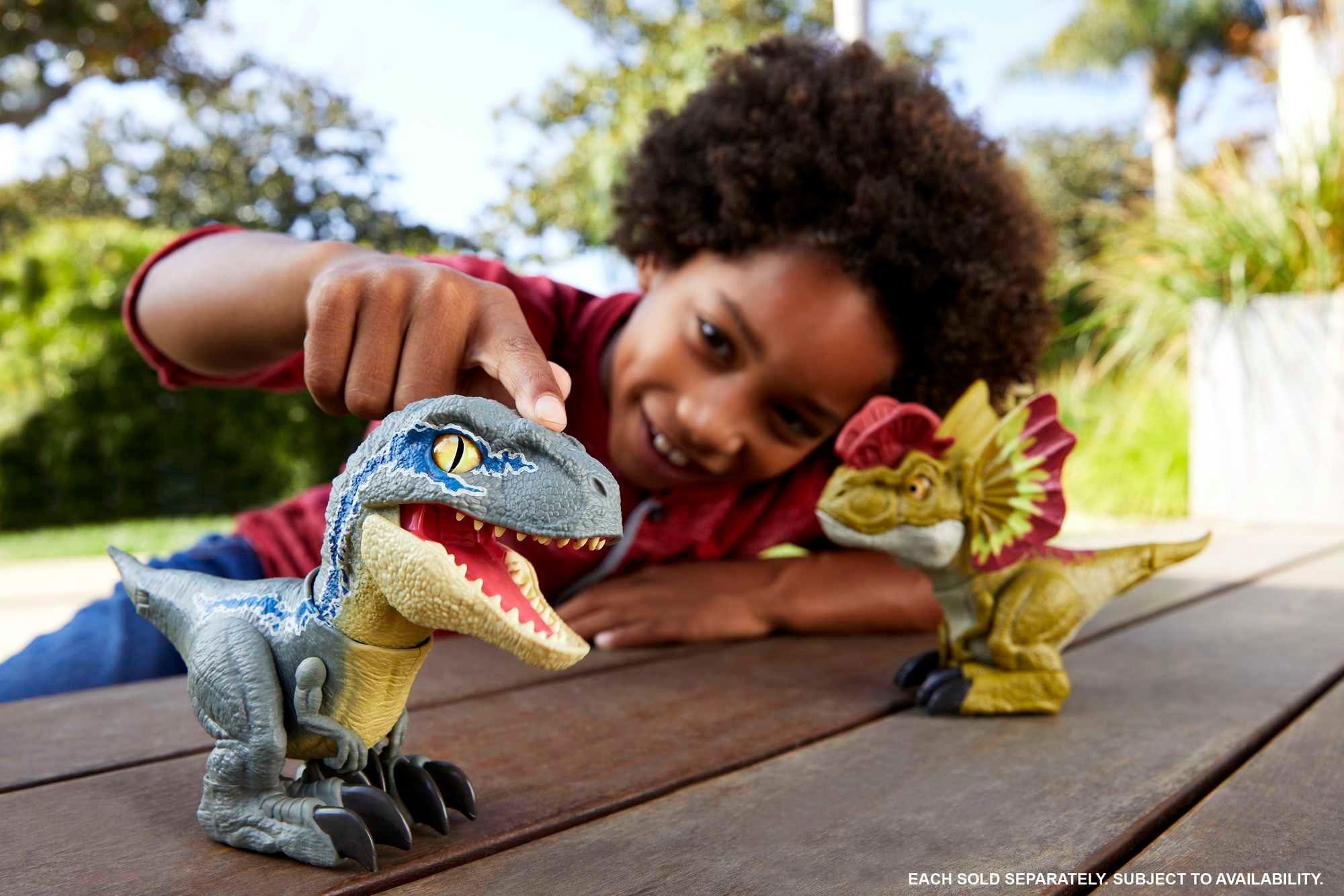 World Jurassic Mattel® Jurassic Roars Spielfigur World Rowdy Mattel Mirror Uncaged Dino