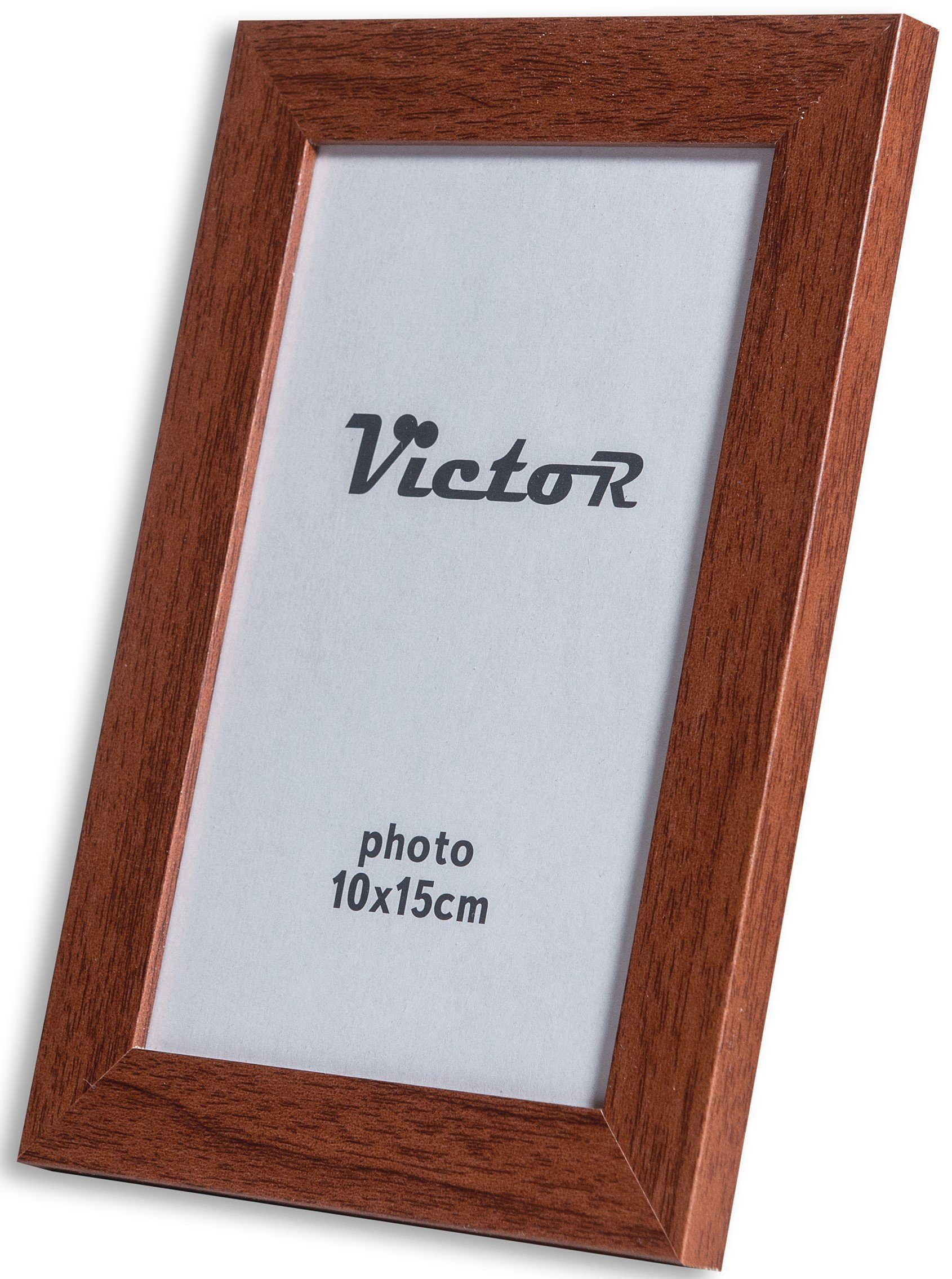 Bilderrahmen moderner Dix, 10x15 Holz 1 für Bilderrahmen braun, Victor (Zenith) in cm Bilder, schlichter und