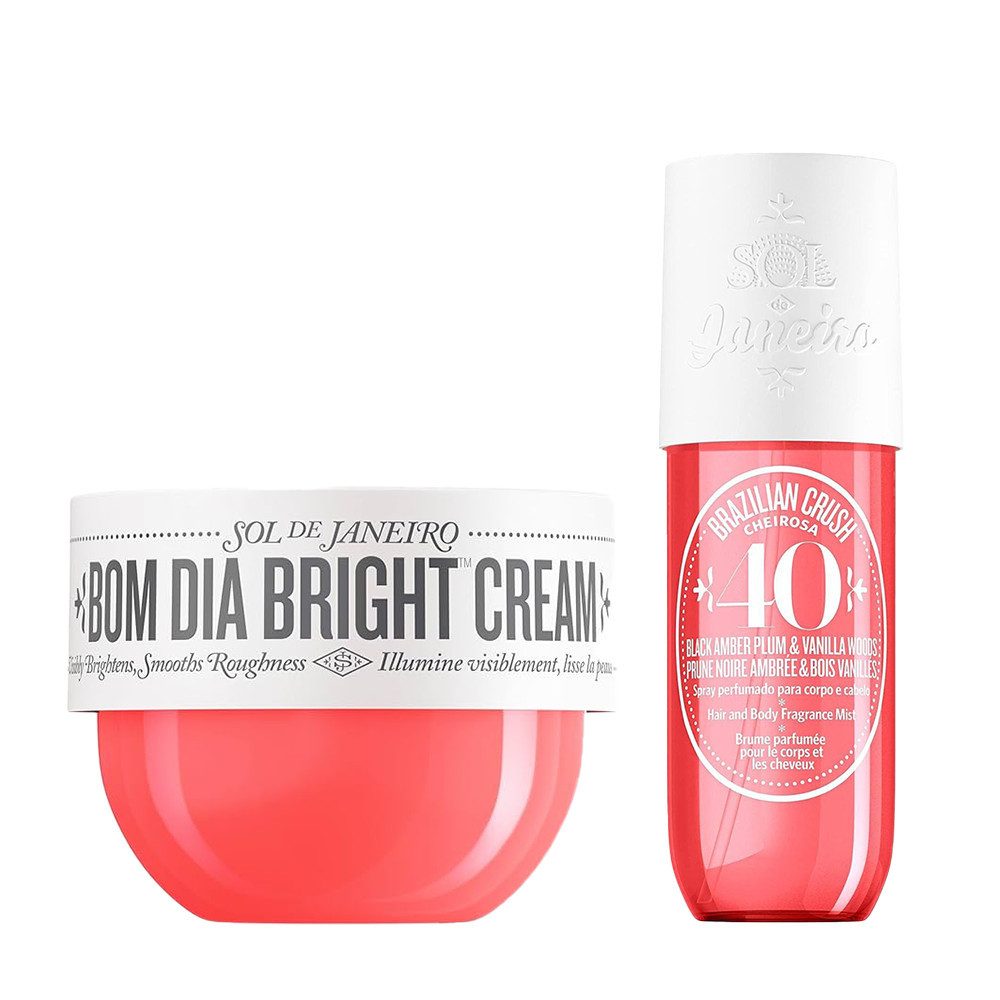 Sol de Janeiro Gesichts- und Körperspray Sol de Janeiro Bom Dia Bright & Cheirosa 40 Set, Reichhaltige Pflegecreme & warmer Duft-Mist für den Alltag