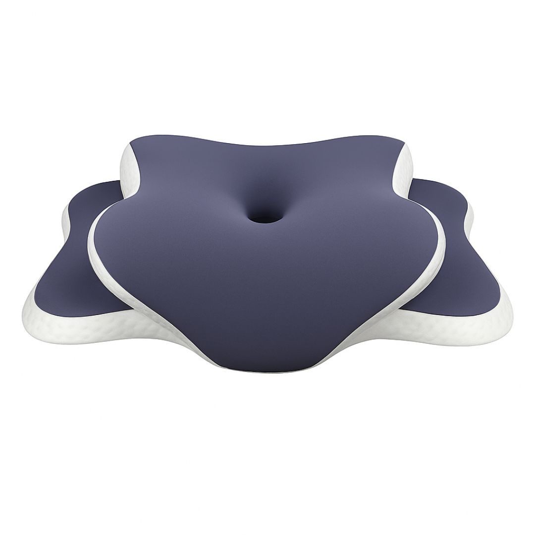 ZUKUNFTSENKEL Gesundheitskissen Kissen Ergonomisch, Rückenschläfer, Bauchschläfer, Seitenschläfer, atmungsaktiv & waschbar, gegen Nacken- & Schulterschmerzen, Orthopädisches Memory Foam Kopfkissen