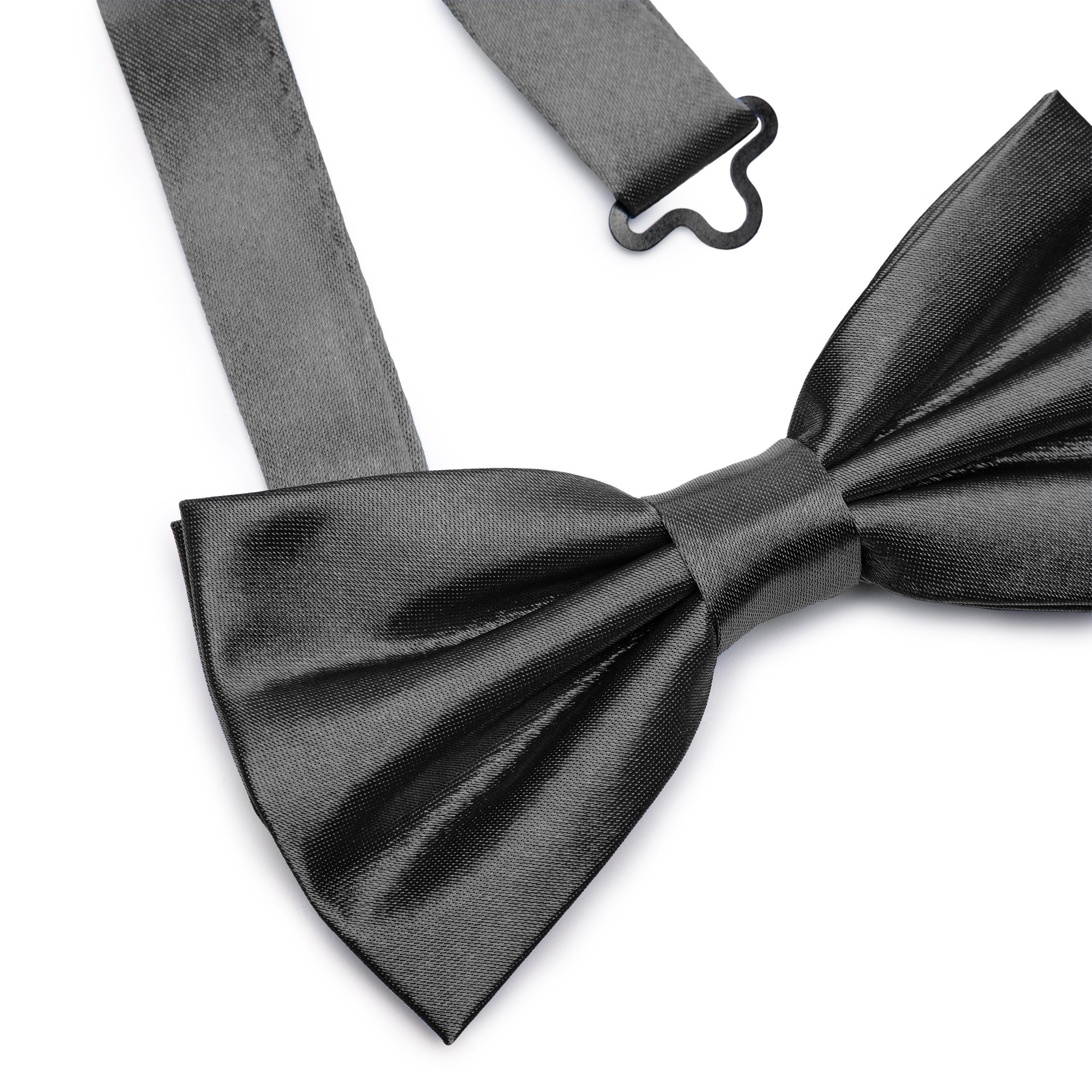 Ladeheid Fliege Elegante Herren Fliege -Hochwertig Glänzend Verstellbar BMS (12cmx6cm)