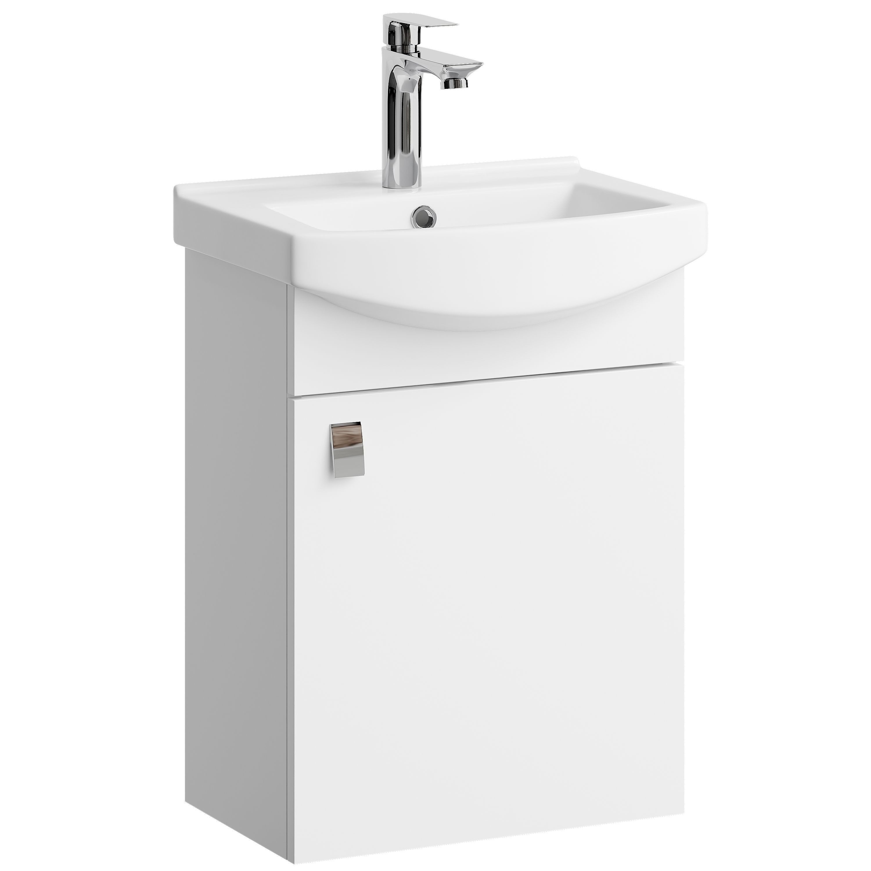 Planetmöbel Waschtisch Waschtischunterschrank 45 cm (Weiß) günstig online kaufen