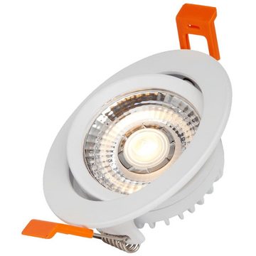 innr LED Einbauleuchte Smart LED Einbaustrahler in Weiß Erweiterung, Smart Home Dimmfunktion, Leuchtmittel enthalten: Ja, fest verbaut, LED, warmweiss, Einbaustrahler, Einbauleuchte
