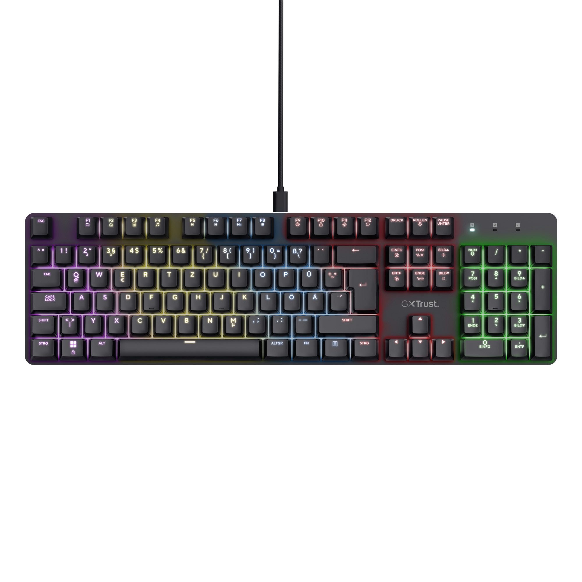 Trust GXT871 ZORA Mechanische Gaming Tastatur Gaming-Tastatur
