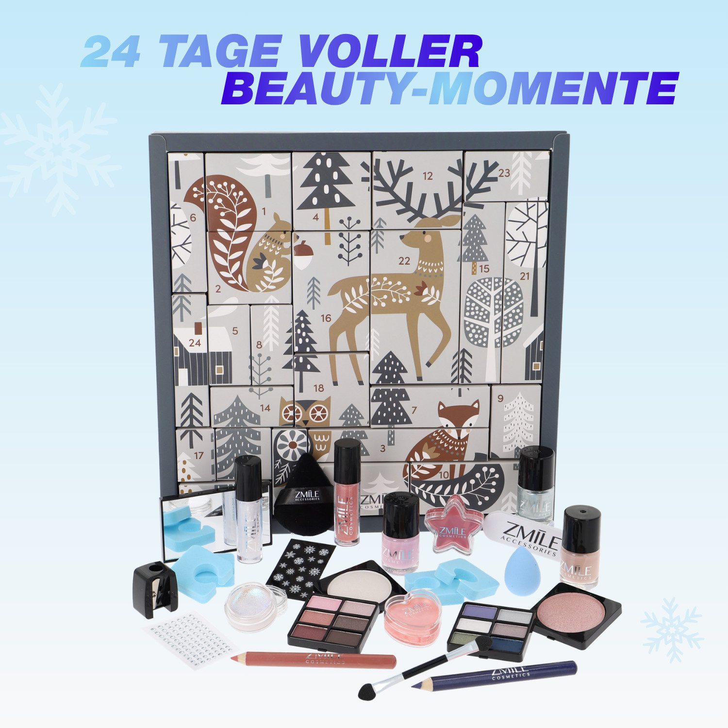 ZMILE COSMETICS Kosmetik-Adventskalender Beauty Adventskalender Scandic Wildlife – Bild 2 von 4