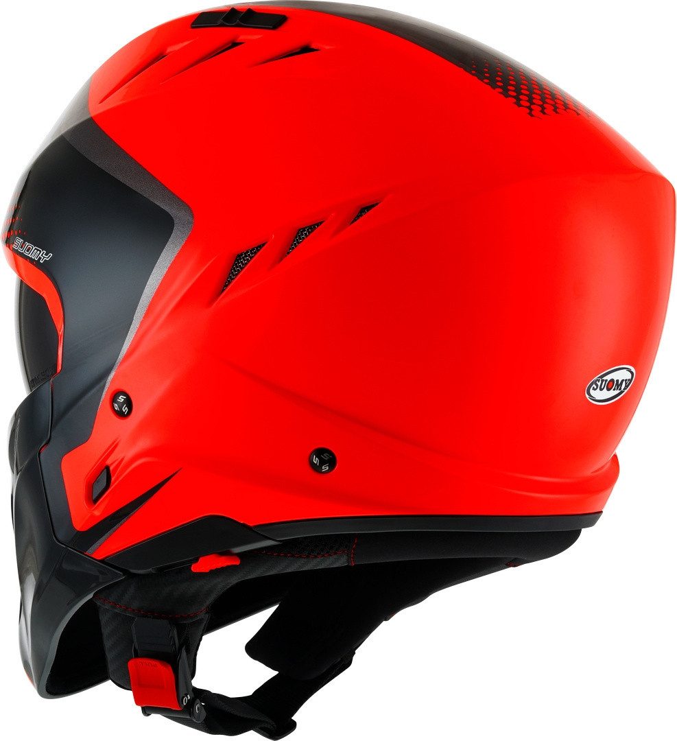 Suomy Motorradhelm Armor Crew 2023 Jethelm, integriertes Sonnenvisier